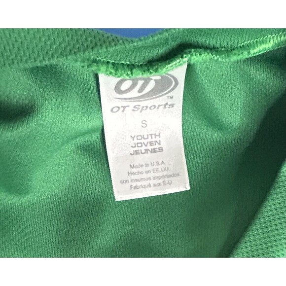 Rapid City RUSH Minor Hockey, Green Special Jersey #12 Polyester Knit Youth S - Picture 3 of 3